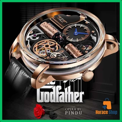✅ PINDU mechanical men's watch 45.5mm classic series Godfather M2791B - Image 1 of 4
