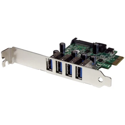 StarTech.com Tarjeta Adaptador PCI Express PCI-E USB 3.0 (5Gbps) con UASP de 4 P - Imagen 1 de 4