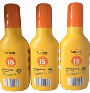 x 3 fattore spray abbronzante solare idratante lacura 15 200 ml - Foto 1 di 2