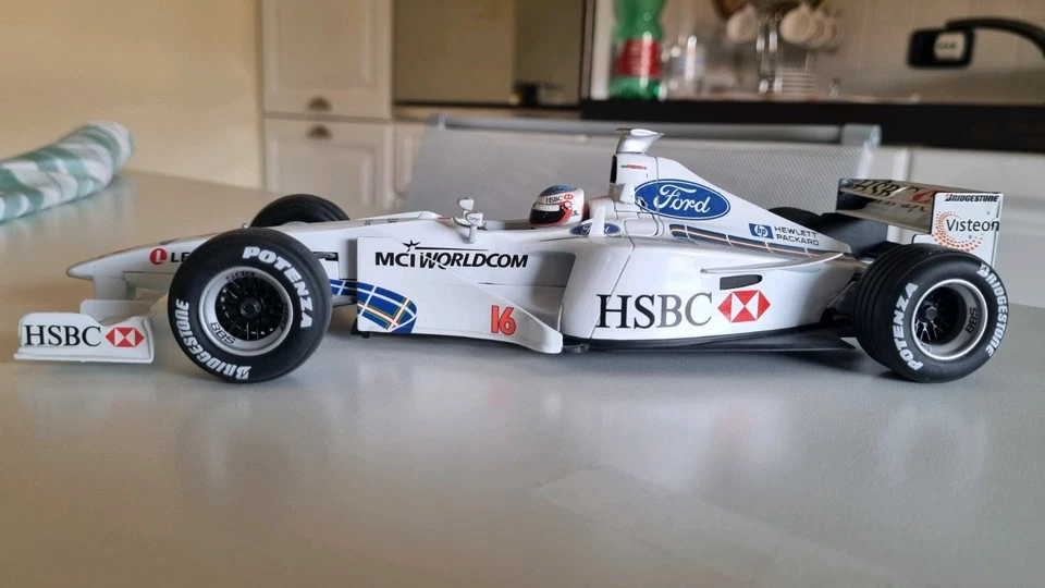 Stewart Ford SF3 Rubens Barrichello, season 1999, Hot Wheels 1:18 - Immagine 1 di 4