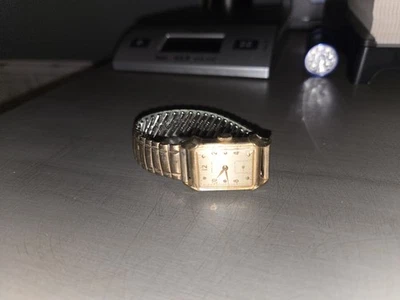 Reloj Pulsera Hamilton Mujer Vintage 17J Mecánico Cuerda Relleno de Oro Banda Flexible Foto 1 de 4