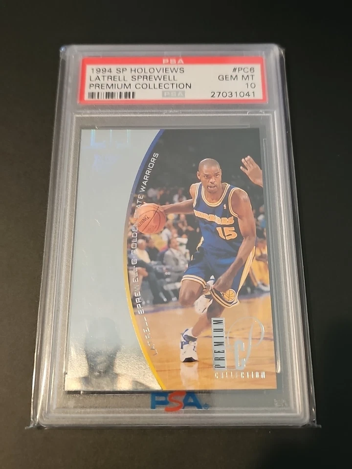PSA 10 GEM MINT Latrell Sprewell 1994 SP Premium Collection #PC6 Warriors  - Image 1 of 2