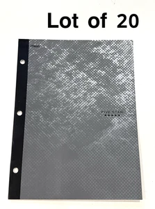 Lot of 20 Mead Five Star 2 Pocket Folder Portfolio 3 hole Punch Gray New - Picture 1 of 4