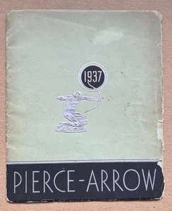 Vintage Original 1937 Pierce Arrow Automobile Brochure Catalog Sedan Limo - Picture 1 of 10