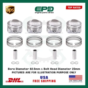 Engine Pistons Rings Set STD Φ82.5mm Fits AUDI A3 A4 VW Passat CDH BZB CDA 1.8T - Picture 1 of 1