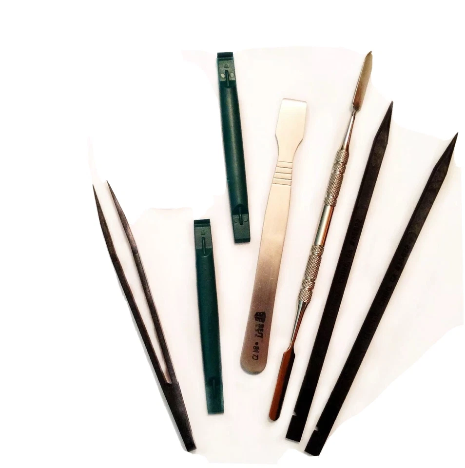 7pc Pry Tool Set for iPhone Mac PC Laptop Metal ESD Spudger Pry Tools Tweezers - Image 1 of 1