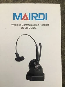 MAIRDI Wireless Telephone Headset with Noise Canceling Microphone - Picture 1 of 9