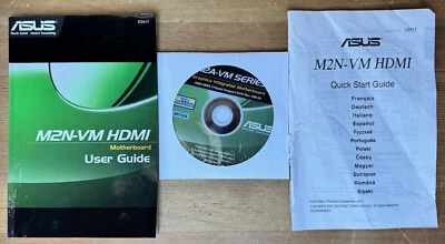 User Guide / Manual / Handbuch Asus M2N-VM HDMI + Support DVD + Quick Start Guid - Bild 1 von 4