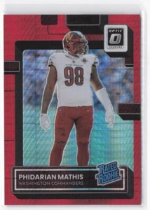 2022 Donruss Optic Phidarian Mathis Rated Rookie #268 Red Hyper - Picture 1 of 2