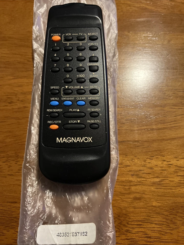 Magnavox Vcr Remote Control N9089UD VRU340AT21 VRU340AT98 VRU340AT99 VRU340AT - Image 1 of 1