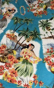 RARO! Polo Ralph Lauren Hulu Niña Pantalones Cortos Hawaianos Hombre’s 42 Algodón + LINO Floral - Imagen 1 de 11