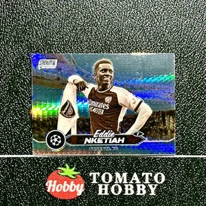 TOPPS STADIUM CHROME UEFA 2023-24 EDDIE NKETIAH /75 Sepia Prism REFRACTOR - Picture 1 of 2
