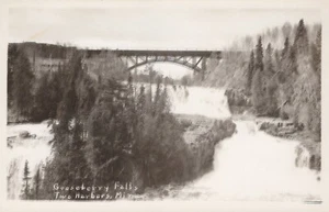 Gooseberry Falls - Two Harbors, Minnesota - RPPC sin publicar - Imagen 1 de 3