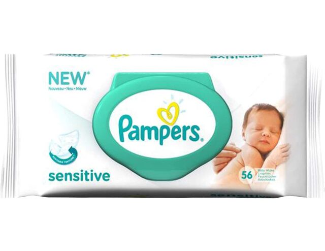  Pampers Aqua Pure - Toallitas sensibles para bebé, 12 unidades,  560 unidades : Bebés