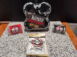 Juego de 4 ruedas de skate Bones All-Terrain Rough Riders BOA 59 MM, pernos cilindros - Imagen 1 de 19