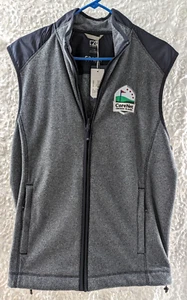 *NWT* Cutter & Buck Weather Tec Men's Cedar Park Full Zip Vest, Navy, Size Large - Picture 1 of 14