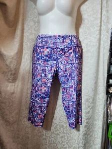 Pro Player Athletic Pants Leggings Womens Size XL PINK/PURPLE Yoga Wicking 5308 - Picture 1 of 6