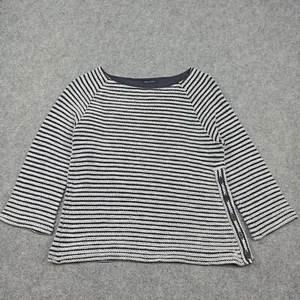 Marc o' Polo Suéter Mujer Talla M ( Para Como S-36)Blanco Negro Algodón Jersey - Imagen 1 de 11