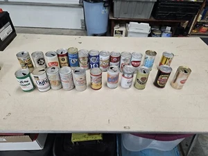Lot of 24 Empty Vintage Beer Cans, Variety Pack - Picture 1 of 13