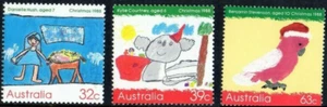 1988 Australia Christmas Issue Set Of 3 Mint Never Hinged, High Value - Imagen 1 de 1