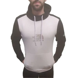 The North Face Street Over Logo Hoodie Lavendar /Black Size S, M, L Slim Fit - Picture 1 of 7
