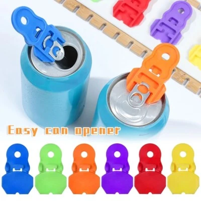 6x Easy Can Opener Drink Beer Cola Soda Beverage Portable Party Picnic Tool - Image 1 of 4