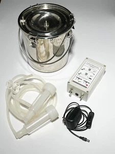 5L Goat Milking Machine Adjustable Pulsation Vacuum Electric Milker Automatic - Picture 1 of 14