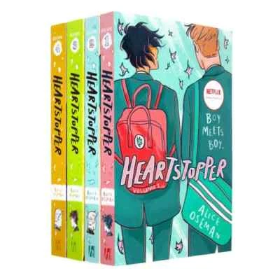 Heartstopper Alice Oseman 4 Book Collection Set Volumes 1-4 (FREE P+P) NEW