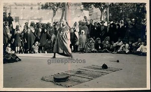 Tunisie c. 1925 - Charmeur de Serpents à Tunis - 24 - Foto 1 di 1