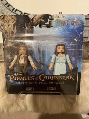 Pirates of The Caribbean Heny & Carina Minimates Figure Set - Dead Men - Image 1 of 4