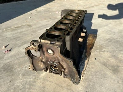 BMW E12 528I M30 3.5L Engine Block Housing OEM 182K Miles - Image 1 of 4