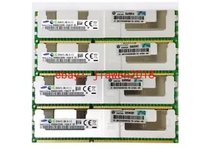 Lot of 4 HP 664693-001 647654-081 32GB 4Rx4 ECC Load Reduced Server Memory RAM - Picture 1 of 5