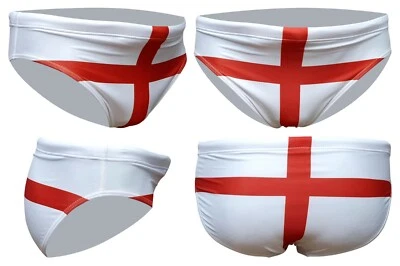 ACCLAIM England St George Sports Fit 6 cm Flag Brief Swimming Trunks Mens 2025 - Image 1 of 4