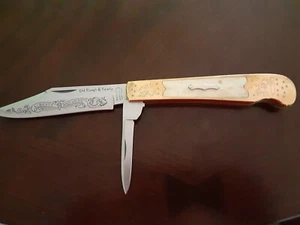 PARKER CUT CO. LIBERTY AND UNION "OLD ROUGH AND READY LARGE FOLDING KNIFE (NM) - Picture 1 of 17