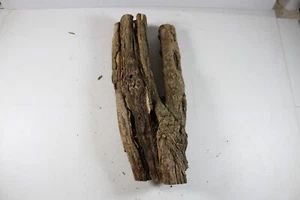 Rebanada de olmo de 16", desgastado, corteza, gris, envejecido, partido - madera de proyecto - Imagen 1 de 4