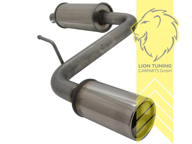 Edelstahl Sportauspuff für Alfa Romeo Giulietta 940 1x90mm - Bild 1 von 1