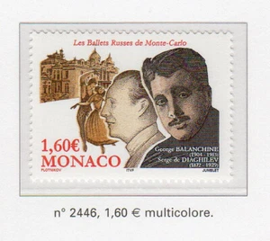 Monaco 2004 Y&TN°2446 les Ballets Russes de Monte-Carlo timbre neuf MNH /Almo1 - Picture 1 of 1