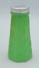 Vintage Green Depression Glass Salt Shaker ~ 4 1/4"