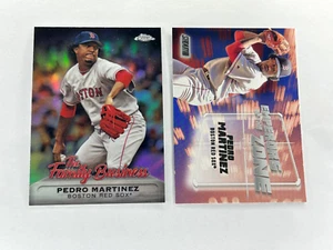 Pedro Martinez 2019 Topps Chrome FBC-22 + 2019 Stadium Club EZ-2 Boston Lot - Bild 1 von 4