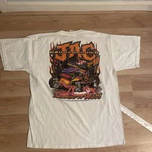 Wild Child Jac Haudenschild T-Shirt Keeping It Wild Sprint Car Large 2008 Wear - Picture 1 of 8