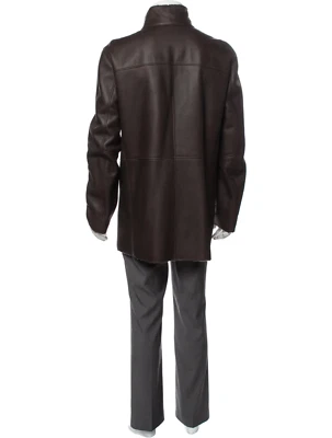 TORRAS Mens Brown Leather Jacket Coat Size 56 - Image 1 of 4