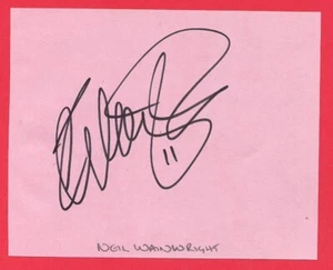 NEIL WAINWRIGHT MORECAMBE FC 2008-2011 EX SUNDERLAND AFC AUTÓGRAFO ORIGINAL - Imagen 1 de 1