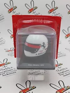 Die Cast " Arturo Merzario - 1973 " Casques Ferrari Formule 1 Échelle 1/5 - Photo 1 sur 3