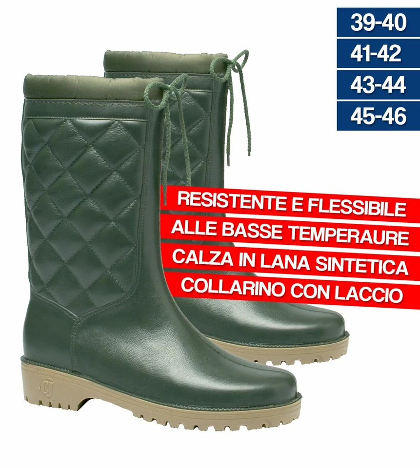 STIVALE TERMICI IN PVC WALENKY CON IMBOTTITURA PESCA LAVORO CACCIA (30881V) - Immagine 1 di 1