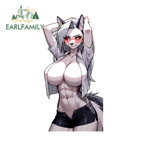 EARLFAMILY 5.1" Helluva Boss LOONA Car Stickers Personality Sexy Vehicle Decals - Foto 1 di 4