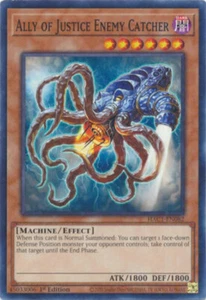YGO-3x-Near Mint-Ally of Justice Enemy Catcher - HAC1-EN082 - Common - 1st Editi - Picture 1 of 1