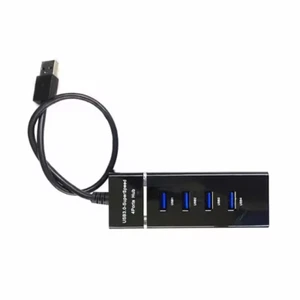 High Speed 4 Port USB 3.0 Hub Splitter – Multi Expansion Adapter for PC Laptop M - Picture 1 of 4