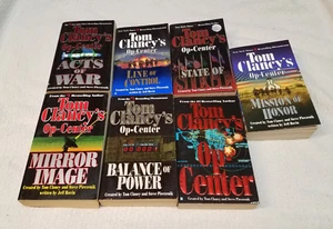 Lot Of 7 Tom Clancy Steve Pieczenik Paperback Books Series: Op-Center - Imagen 1 de 11
