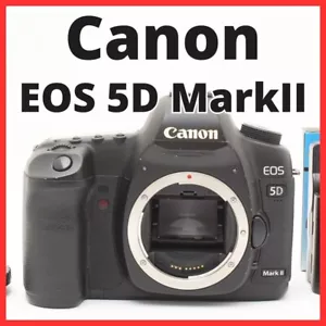 【Doskonały】 Canon EOS 5D MARK ii 2 21,1 MP Aparat cyfrowy Czarny Boby - Zdjęcie 1 z 8
