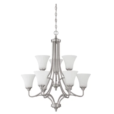 Люстра с регулируемой яркостью Sunset Lighting F18059-80 Darby Nine Light 2 уровня - Изображение 1 из 2